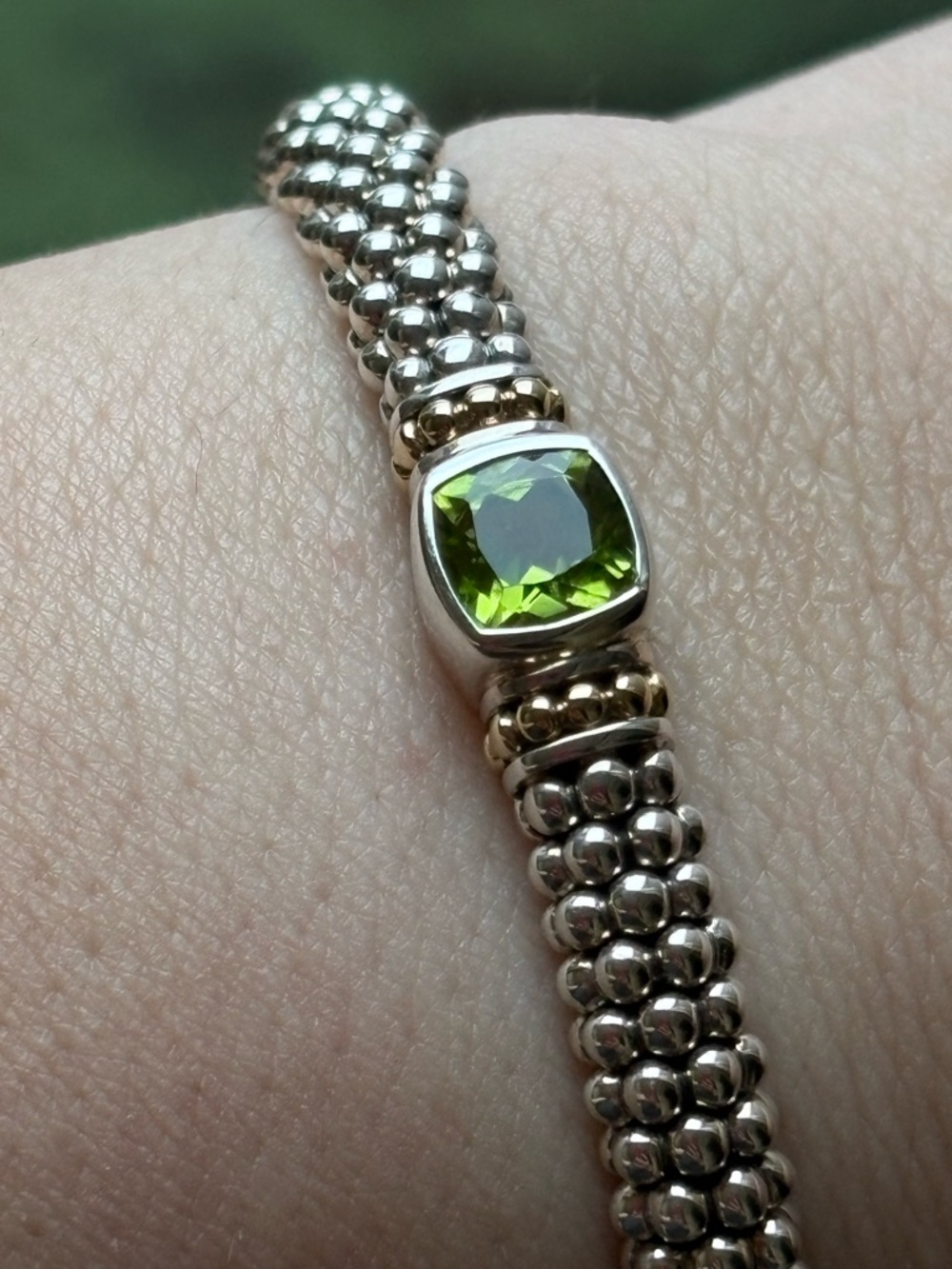 Lagos peridot bracelet - Picture 2 of 4